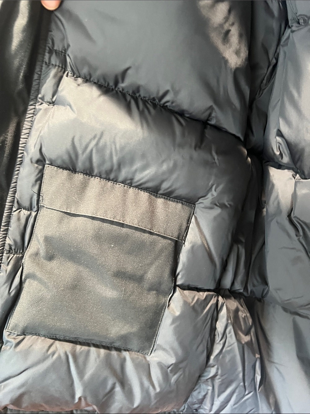 Canada Goose Men’s Black Hooded Parka Jacket with Bag - Picture 7 of 13